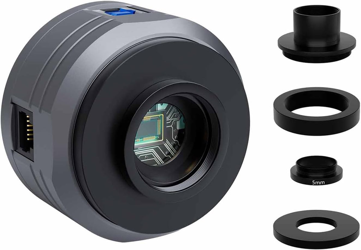 Svbony SC715C Telescoopcamera met 1,45μm Pixelgrootte, Elektronisch Oculair CMOS USB3.0, IMX715 Planetaire Camera's met DDR3 512M en ST4-poort, voor Planetaire Fotografie, Beeldvorming met Microscopen