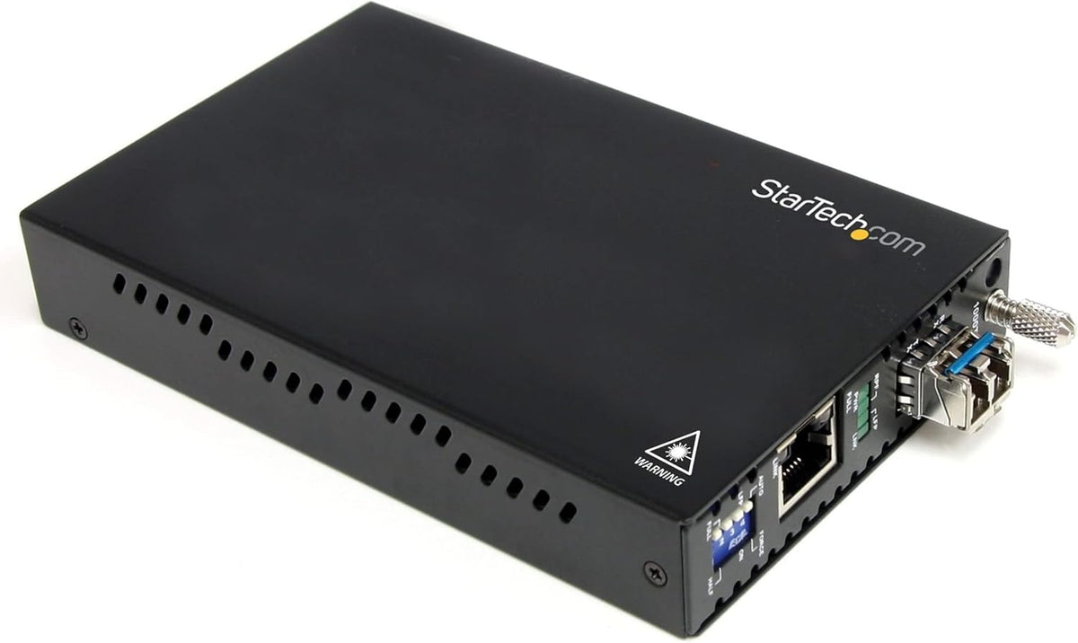 Startech.com Gigabit Ethernet Media converter LC Multi Mode zwart