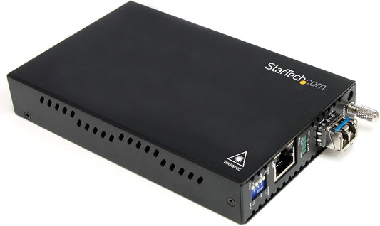 Startech.com Gigabit Ethernet Media converter LC Multi Mode zwart