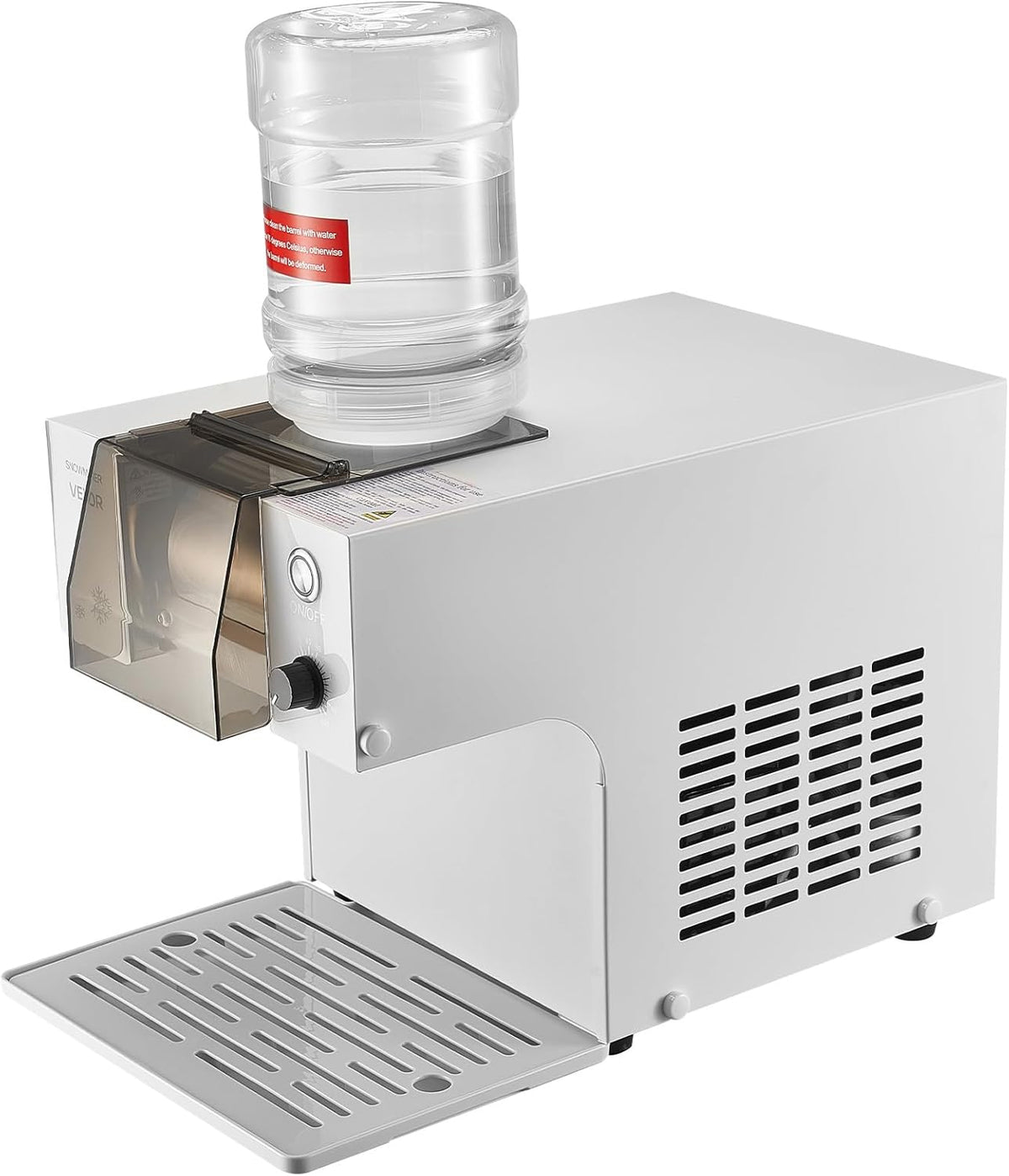 IJsmachine – Sneeuwijsmachine – IJsbreker – IJscrusher – Bingsu Machine – RVS Mes – 1,8 Liter Tank – 80 kg/dag Capaciteit – 90 Seconden Snelkoeling