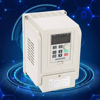 Ccylez VFD-frequentieomvormer, 220 V AC Eenfase AC-frequentieregelaar VFD omvormer voor 3 fasen 4 kW AC-motor met PWM regeling, 3 fase omvormer