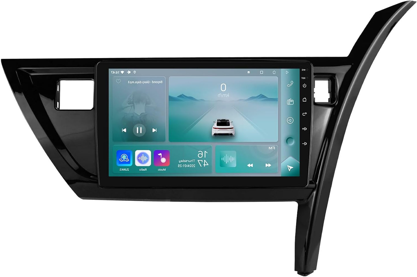 Autoradio – Inbouwradio – Multimedia Speler – Auto Stereo – Navigatiesysteem – 9 Inch Touchscreen – Android 13 Met Draadloos CarPlay & Android Auto