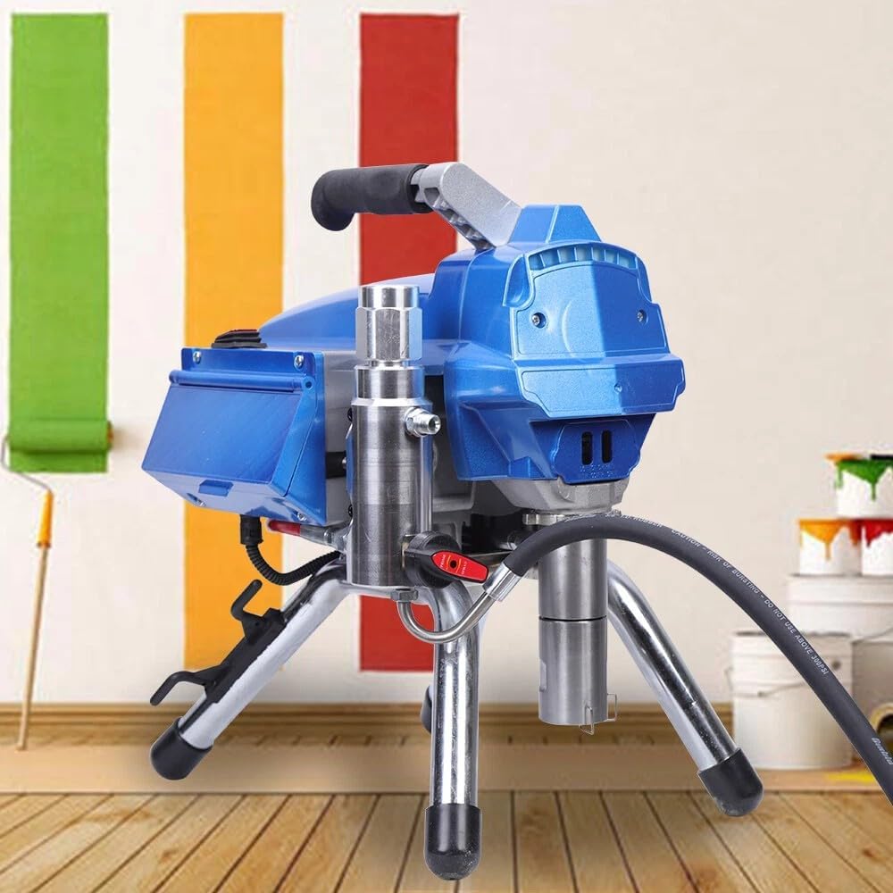 Professionele Airless Verfspuit – Verfspuitmachine – Spuitpistool – Hogedrukspuit – Verlenglans – 3000 W Vermogen – 3000 PSI Werkdruk