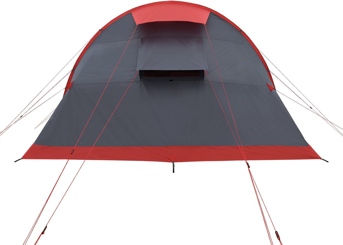 Justcamp Atlanta 3, 5, 7 campingtent, tunneltent met luifel, ingenaaide bodem