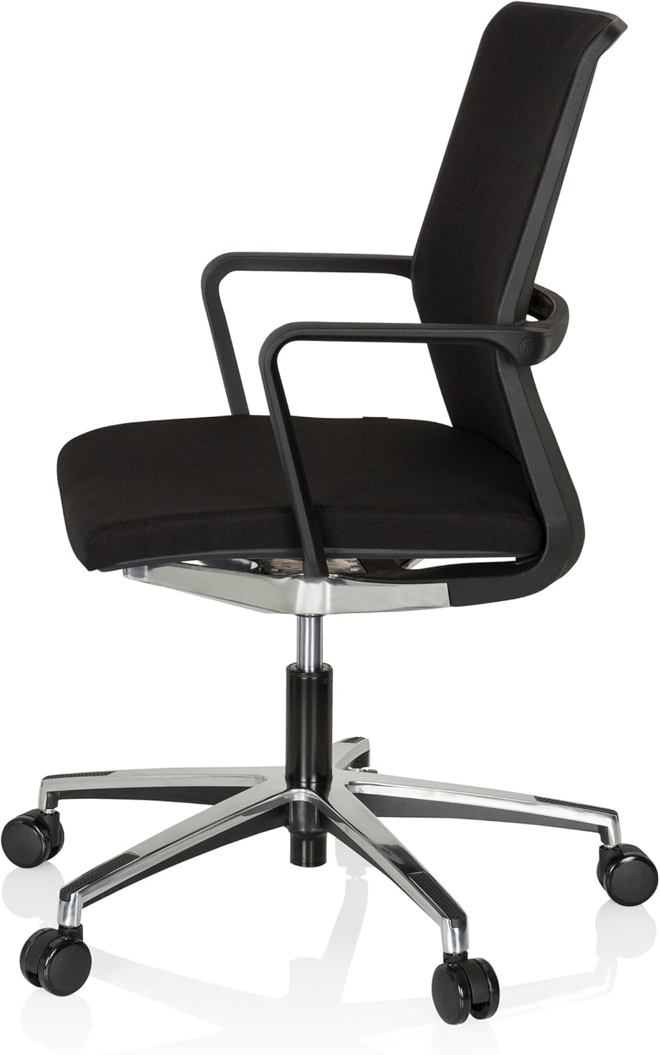 hjh OFFICE 608908 bureaustoel Move-TEC 3D stof zwart draaistoel voor dynamisch en gezond zitten
