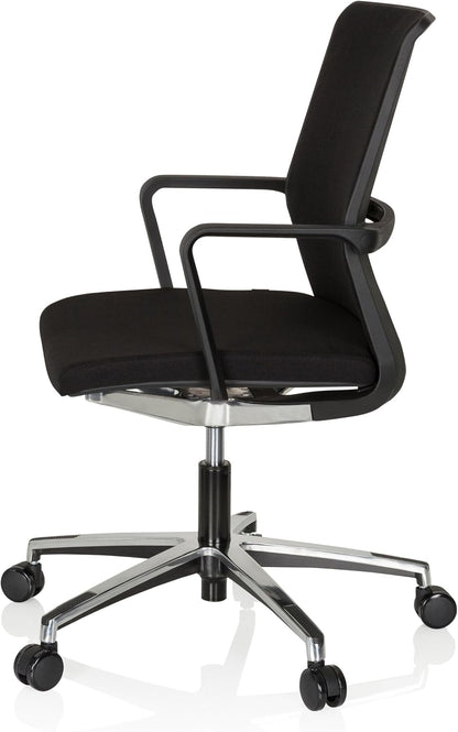 hjh OFFICE 608908 bureaustoel Move-TEC 3D stof zwart draaistoel voor dynamisch en gezond zitten