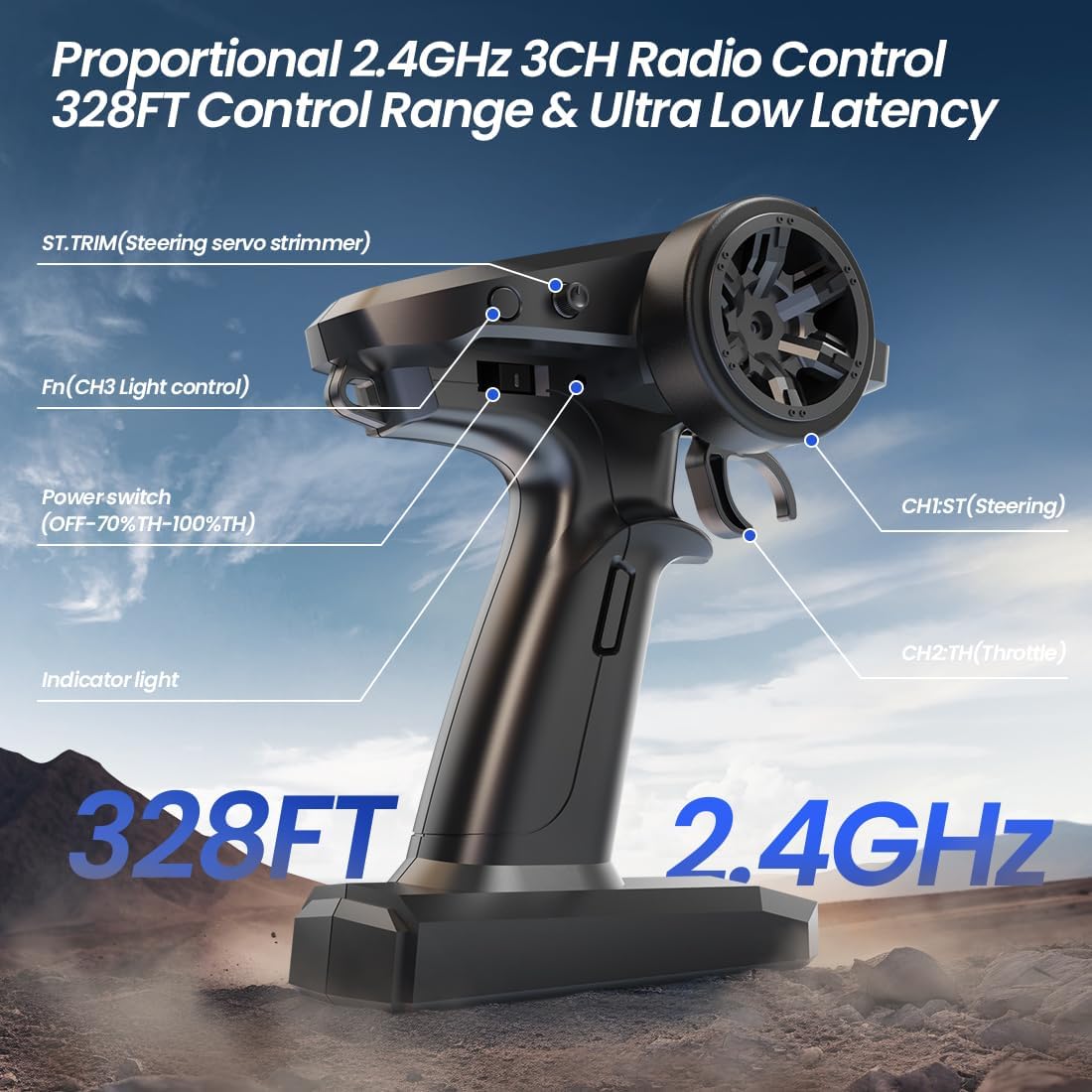 <font dir="auto" style="vertical-align: inherit;"><font dir="auto" style="vertical-align: inherit;">        DEERC H16E Remote Control Car 1:16 Brushless Motor 68km/h, 4WD High-Speed Racing Car with 2 Batteries for 40 Minutes Running Time, 2.4GHz RC Car