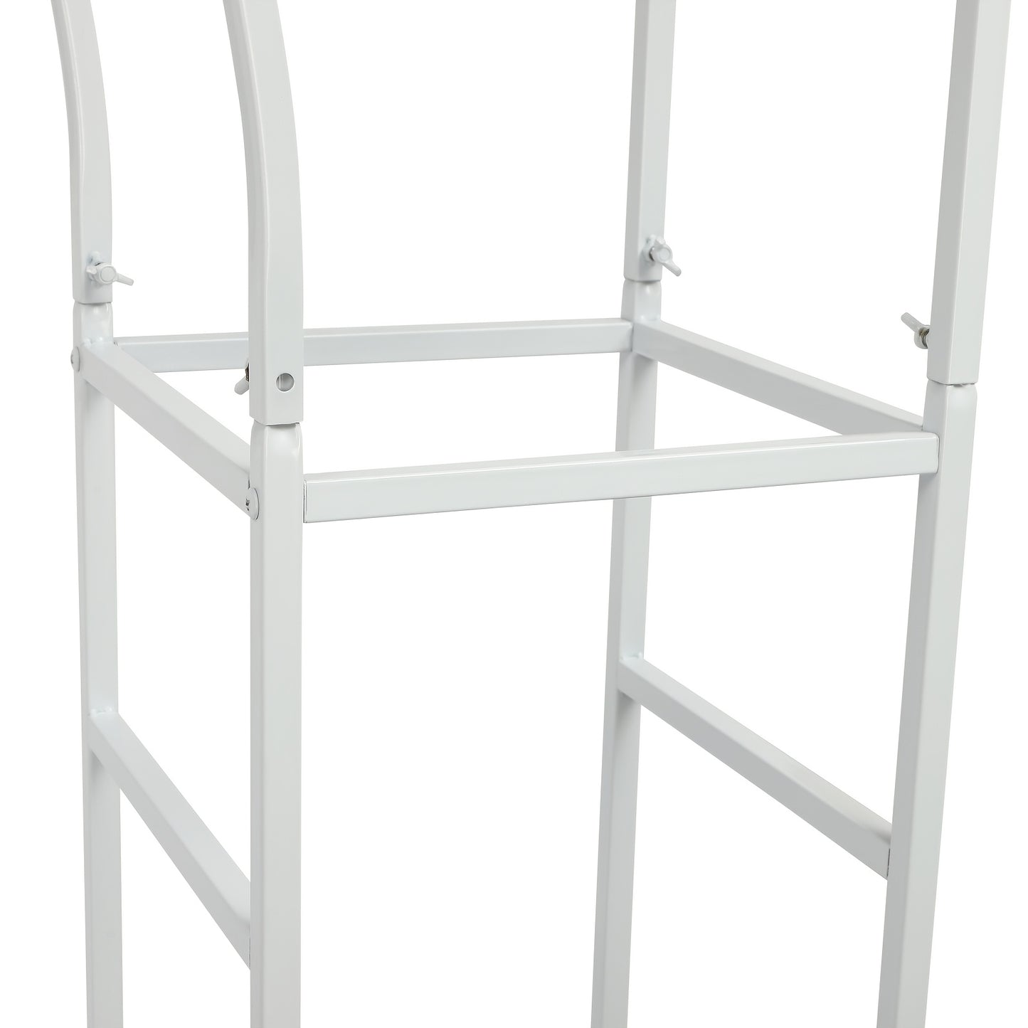 Bruidsboog – Trouwboog – Feestboog – Decoratieve Boog – Fotoboog – Wit Koolstofstaal – 2,5m Hoogte x 1,8m Breedte – Stevig en Eenvoudig In Elkaar Te Zetten