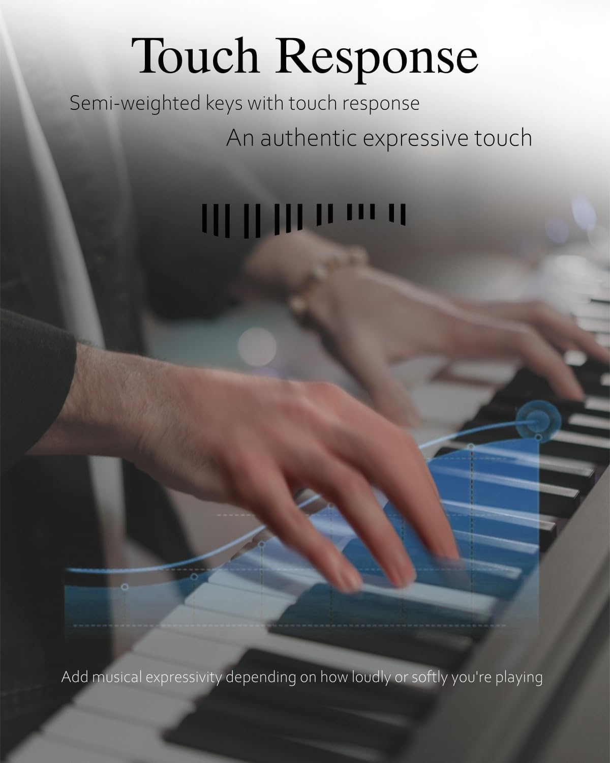 Digitale Piano Wit – Elektrisch Keyboard – Piano-Keyboard – Elektrische Piano – 88-Toetsen Keyboard – 88 Semi-Gewogen Full-Size Toetsen – Complete Beginnerset Met Draagtas, Muziekstandaard, Sustainpedaal En Hoofdtelefoon