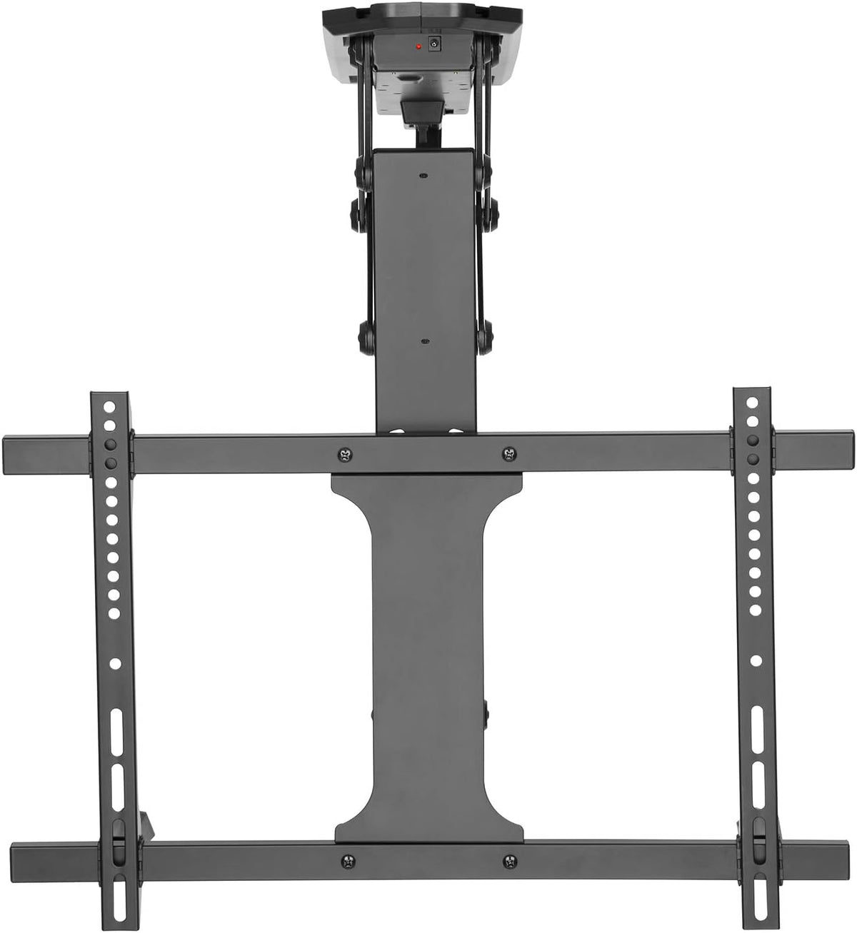 Maclean Elektrische TV-Plafondbeugel 32-70" voor plafond & schuine daken | Traploos kantelbaar tot 75° | Afstandsbediening | Max. 35 kg | VESA 600x400 (Plafondbeugel)