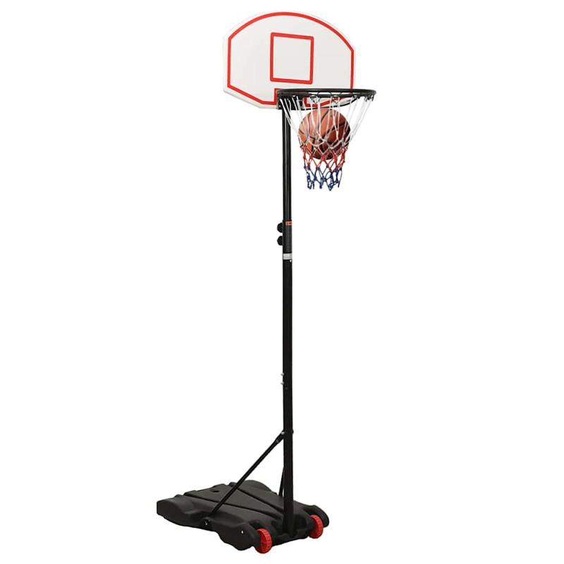Basketbalring – Basketbalhoepel – Basketbalbord – Basketbalnet – Basketbalpaal – Verstelbaar 216-250 cm – Weerbestendig Polyethyleen & Staal