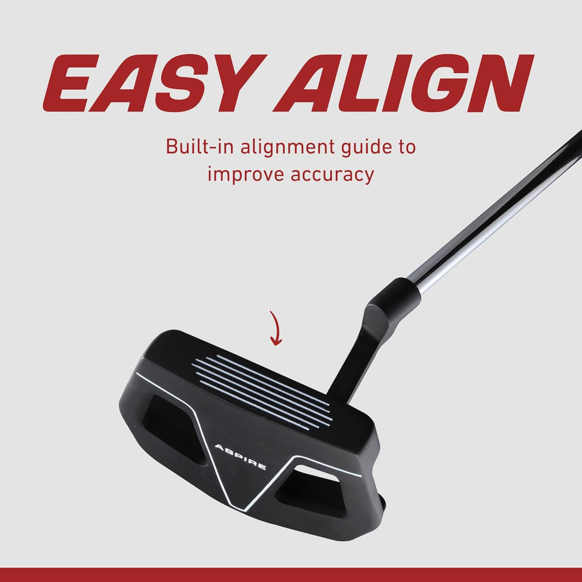 Aspire XD1 Teen Golf Club Set for Ages 13-16 (5'1"-5'6") - Left/Right-Handed Complete Youth Golf Club Set with Driver, Hybrid, 7-PW Irons, Putter, Stand Bag & 3 Headcovers (Right Hand)