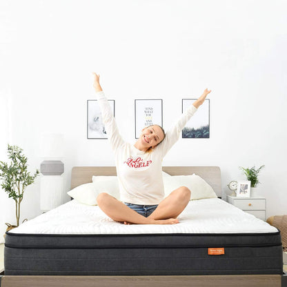 Sweetnight Izer Matras, 120 x 200 cm, 7-zone pocketveringmatras met gelschuim, puntelastische pocketveringmatras, Öko-Tex gecertificeerd, hardheidsgraad 4 hoogte 20 cm