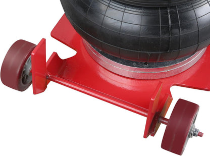 Aim Tools Air Bag Jack 10000 lbs 5 ton capaciteit pneumatische krik, Heavy Duty Quick Car Hefkrik, Triple Bag, met afneembaar handvat en twee wielen, voor het automatisch repareren van banden