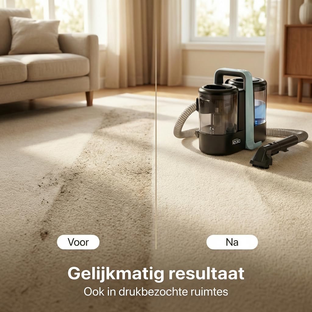 Tapijtreiniger – Tapijtreinigerapparaat – Vloerreiniger – Schoonmaakmachine – Bekledingsreiniger – Krachtige Dieptereiniging – Compact Lichtgewicht Design
