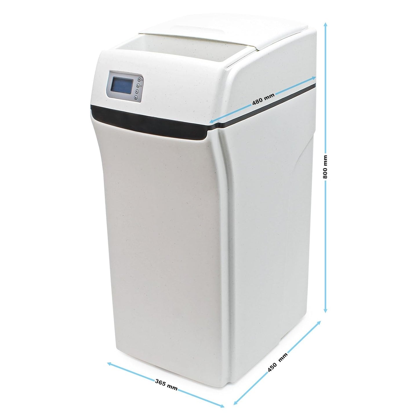 Automatische Waterontharder – Waterontkalker – Ontkalker – Ionenwisselaar – Zachtwatersysteem – Instelbare Hardheid Via Display – Automatische Regeneratie Op Timer Of Debiet
