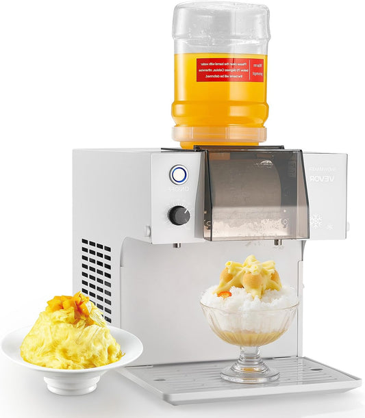 Sneeuwvlok-Ijsmachine – Ijsmachine – Ijsscheerapparaat – Schaafijsmachine – Bingsu-Machine – 40 Kg/Dag – 90 Sec Snelkoeling