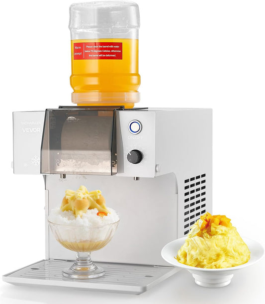 Sneeuwvlok-Ijsmachine – Ijsmachine, Ijsscheerapparaat, Bingsu Machine, Sneeuwijsmachine – 80 kg/dag – 90 sec snelkoeling