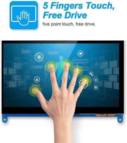 15 inch touchscreen-monitor – CCTV-monitor – Bewakingsmonitor – PC-monitor – Touchscreen-scherm – Capacitief touchscreen – HDMI, VGA, BNC, AV en USB multifunctionele ingangen