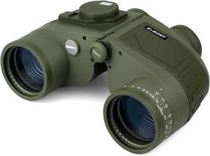 Svbony SV27 Verrekijker 7x50 HD FMC Optiek BAK4 Prisma Verrekijker Kompas Afstandsmeter Navigatie Verrekijker Telescoop Waterbestendig Nevelvrij voor Vmarine Het zeilen Vogels kijken