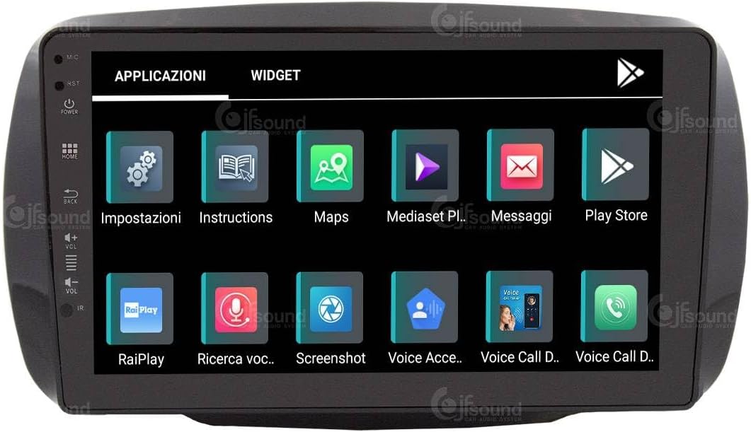 Autoradio Smart 453 – Autofonie – Multimedia Systeem – Navigatiesysteem – Touchscreen Radio – 9 Inch Scherm – 8-Core Processor – Apple CarPlay & Android Auto