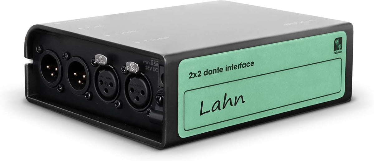 2x2 Dante Interface – Audio Interface – Netwerkinterface – Dante Converter – Dante Adapter – Bidirectionele Omzetting Van Analoge Audio – 48V Fantoomvoeding Per Kanaal