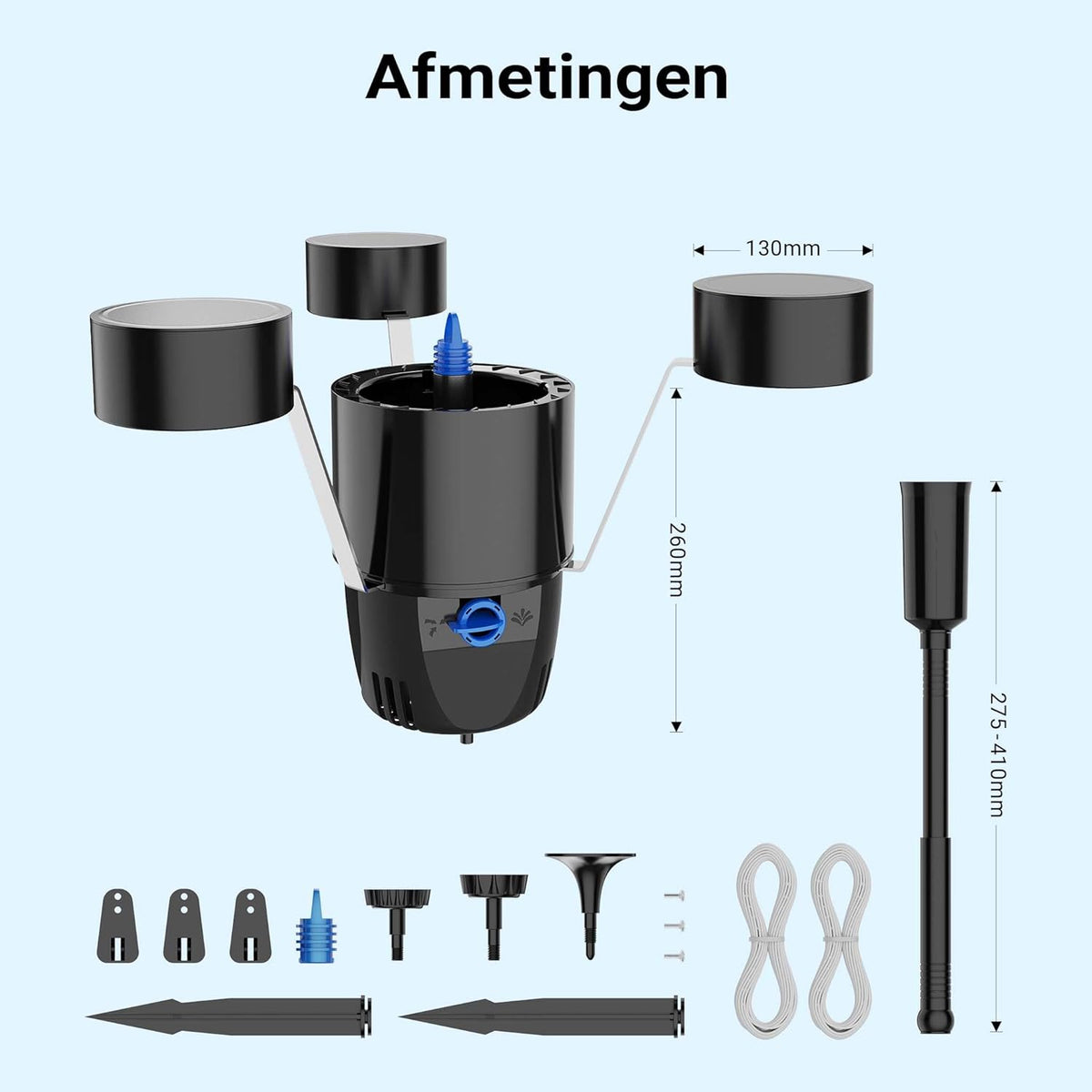 SunSun vijverfilterset voor 90.000 l met UVC 72W, ECO-pomp 100W, slang 25m en skimmer