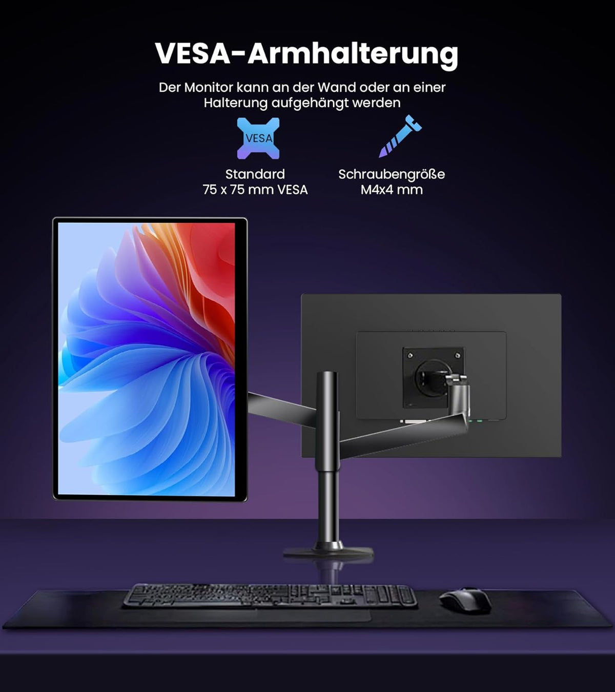 Draagbaar touchscreen, 35,6 cm, FHD 1920 x 1200 100% sRGB 16:10, draagbaar IPS-touchscreen voor computer met HDMI, VGA, DVI voor PC/PS4/R Pi/gameconsole