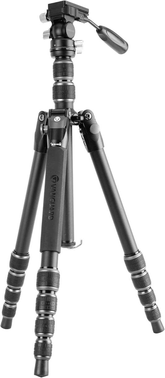 Reisstatief Voor Telescoop En Video – Fotostatief – Camerastatief – Videostatief – Telescoopstatief – Monopodfunctie – Ingeklapt 43,9 Cm