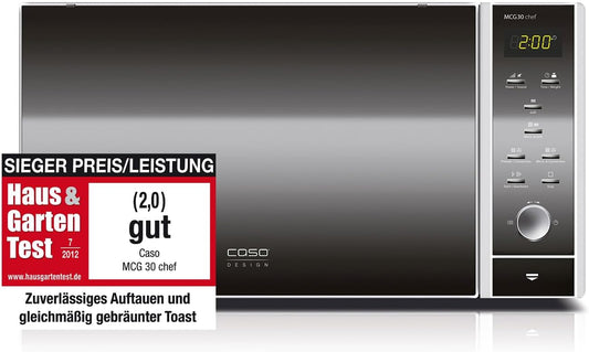 Chef-magnetron – Magnetron Oven – Combimagnetron – Grilloven – Convectieoven – 30 Liter Inhoud – 1250 Watt Dubbele Grill
