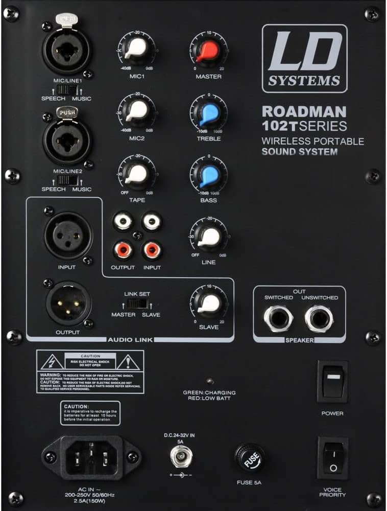 Mobiele PA Luidspreker Met Headset 584-607 MHz – Mobiele Geluidsinstallatie – Draagbare Geluidsoplossing – PA Speaker – Geluidssysteem – Geïntegreerde Accu – CD/MP3/USB/SD-Speler