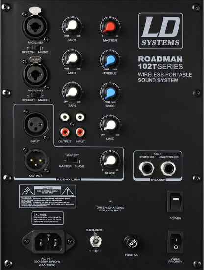 Mobiele PA Luidspreker Met Headset 584-607 MHz – Mobiele Geluidsinstallatie – Draagbare Geluidsoplossing – PA Speaker – Geluidssysteem – Geïntegreerde Accu – CD/MP3/USB/SD-Speler