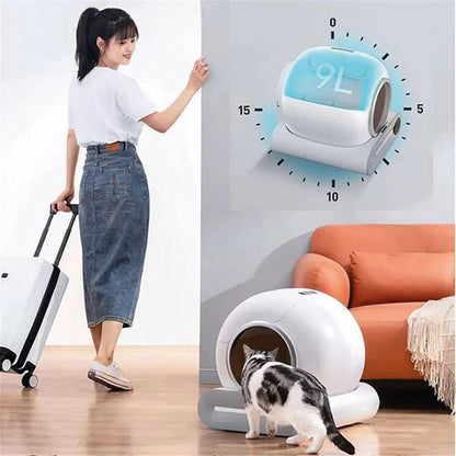 Verbonden zelfreinigende robot - EZIclean® CATBOT K8i kattentoilet