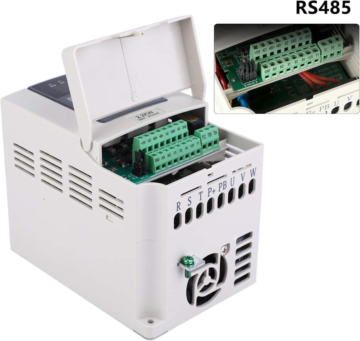 Omvormer 220 380,2,2 kW snelheidsregelaar, motor, eenfasige ingang 220 V, driefasige uitgang 380 V VFD omvormer variabele frequentieregelaar voor het regelen van het toerental van de motor