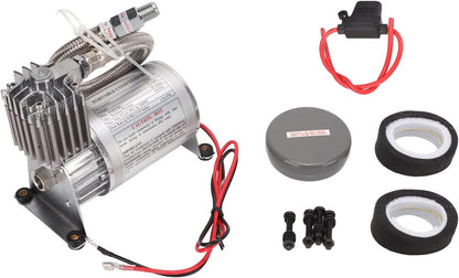 Universele Luchtcompressor – Compressorpomp – Bandenspanner – Airpump – 12V Compressor – 20 Ampère Krachtig – Max 150 PSI – Metaal & ABS – Compact & Duurzaam