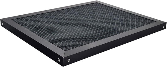 TEN-HIGH Werkbank in honingraatvorm voor CO2-lasersnijmachine en graveermachine (600 mm × 400 mm × 22 mm)