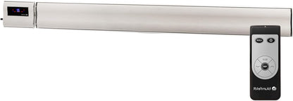 blumfeldt Cosmic Beam Plus Patio Heater, Infrared Heater, Dark Heater, IR Comfort Heat, Adjustable Temperature 5-45°C, Protection Class IP44, Shut-Off Timer, 2400 W, White - QUORE