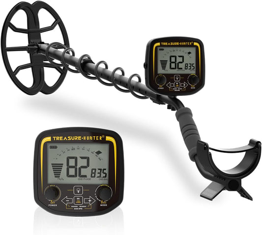 Metaaldetector voor volwassenen – Ondergrondse Metaaldetector – Gouddetector – Metaalzoeker – Grondmetaaldetector – Waterdichte 27,9 cm DD-zoekspoel – LCD-scherm en 2 zoekmodi