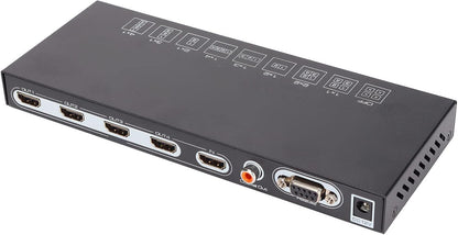 2x2 HDMI Video Wall Controller Video Splicer 4K@30Hz Matrix Video Wall Processor Splitter Display 1x1, 1x2, 1x3, 1x4, 2x1, 3x1, 4x1(#3)