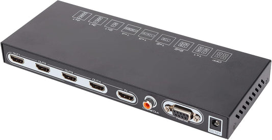 2x2 HDMI Video Wall Controller Video Splicer 4K@30Hz Matrix Video Wall Processor Splitter Display 1x1, 1x2, 1x3, 1x4, 2x1, 3x1, 4x1(#3)