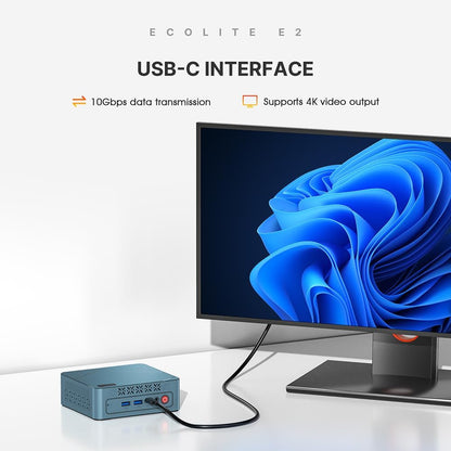 Mini PC – Compact PC – Desktop Computer – Small PC – Werkstation – AMD Ryzen 5 3550H 4C/8T 3,7 GHz – 16 GB DDR4 RAM, 512 GB PCIe NVMe SSD, Triple 4K@60Hz Uitgang