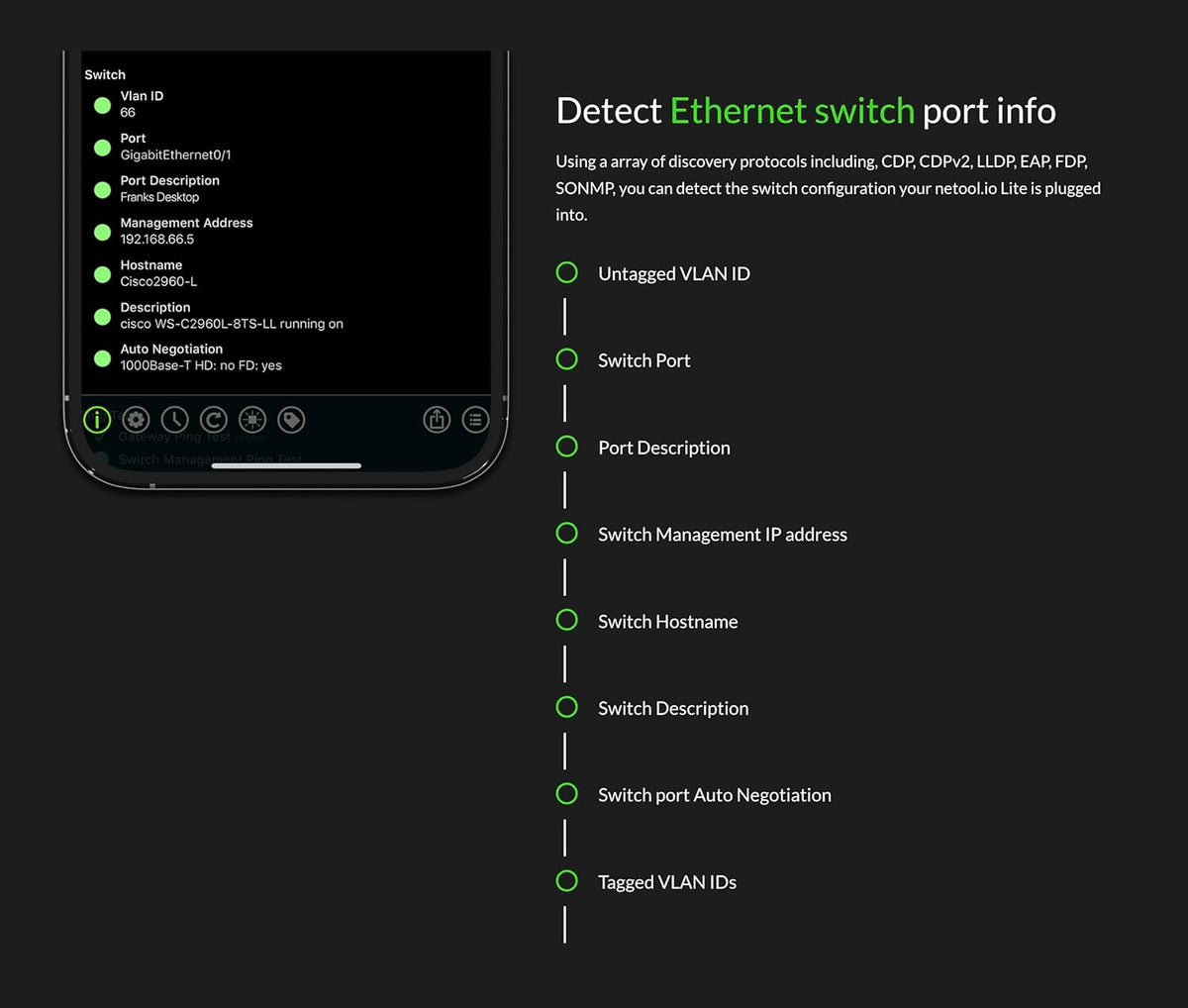 IO retetester NE1E netool.io Lite Smarter retetester netwerk