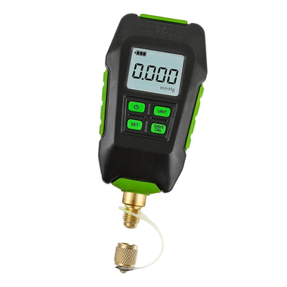 Digitale Vacuümmeter, IP54 Waterdichte Industriële Vacuümtester met Display met Achtergrondverlichting, Meetbereik 0-10.000 Pa, Vacuümmicronmeter voor Atmosferische Omgevingen
