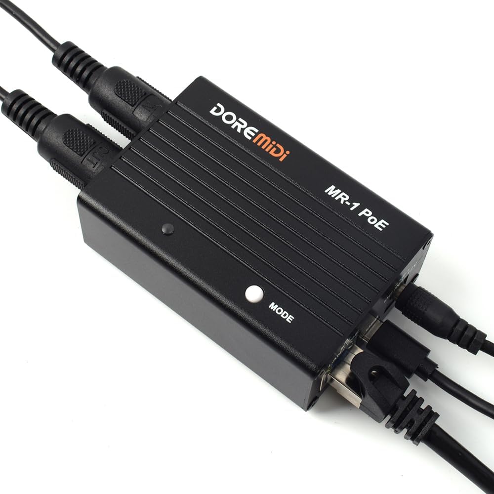 RTP MIDI-netwerkinterface MR-1 PoE