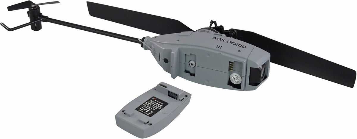 Amewi AFX-PD100 met HD-camera helikopter RtF grijs RC afstandsbediening