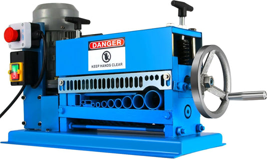 VEVOR Electric stripper machine 370W stripper wires 1.5-38mm, 27m/min high efficiency stripping cable stripper machine professional tools for recovery recycling copper wire