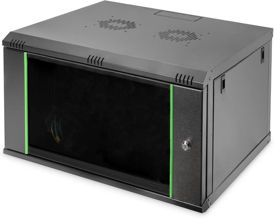 DIGITUS Netwerkkast - 19 inch Rack - 7 U - wandmontage - 600 mm diepte - draagvermogen 60 kg - Dynamic Basic Serie - Zwart