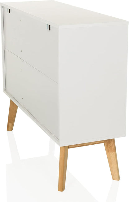 Dressoir TAROLO I MDF-plaat, UV-gecoat Wit