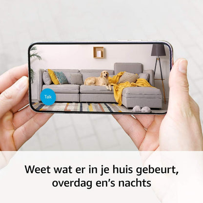 Draadloos Beveiligingssysteem – Binnen Camera – CCTV Set – HD Bewaking – Video Toezicht – Bewegingsdetectie – Tweerichtingsspraak – 2 Jaar Batterijduur – Nachtzicht