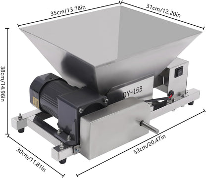 Vegetable Slicer, 60 W, Electric Vegetable Cutter, Capacity 20 kg/h, Electric Chopper with 4 L Capacity - QUORE